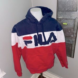 RED WHITE & BLUE FILA sweatshirt